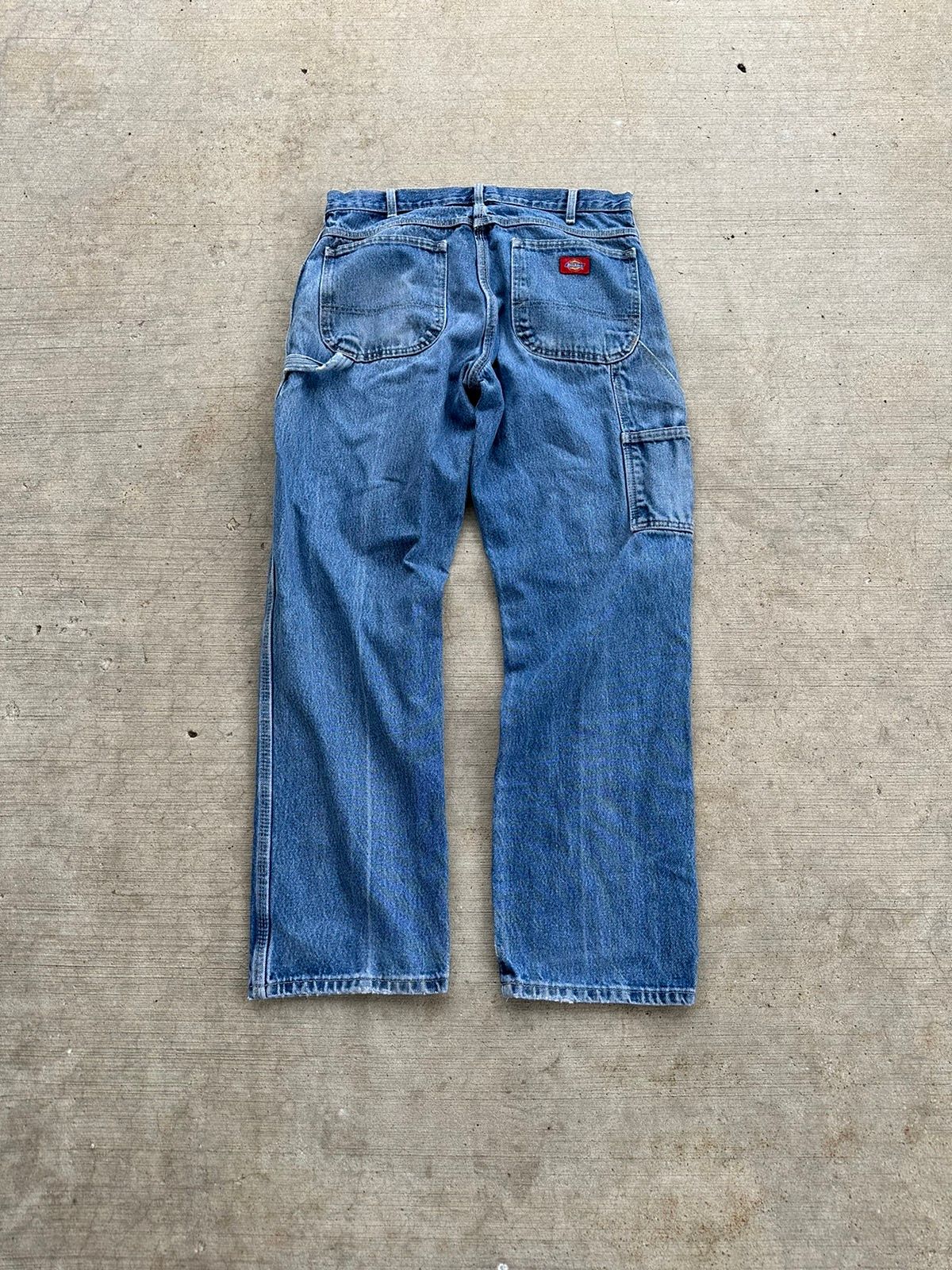 Vintage Vintage Dickies Distressed Carpenter Jeans Men’s 34x32 Size US 34 / EU 50 - 2 Preview