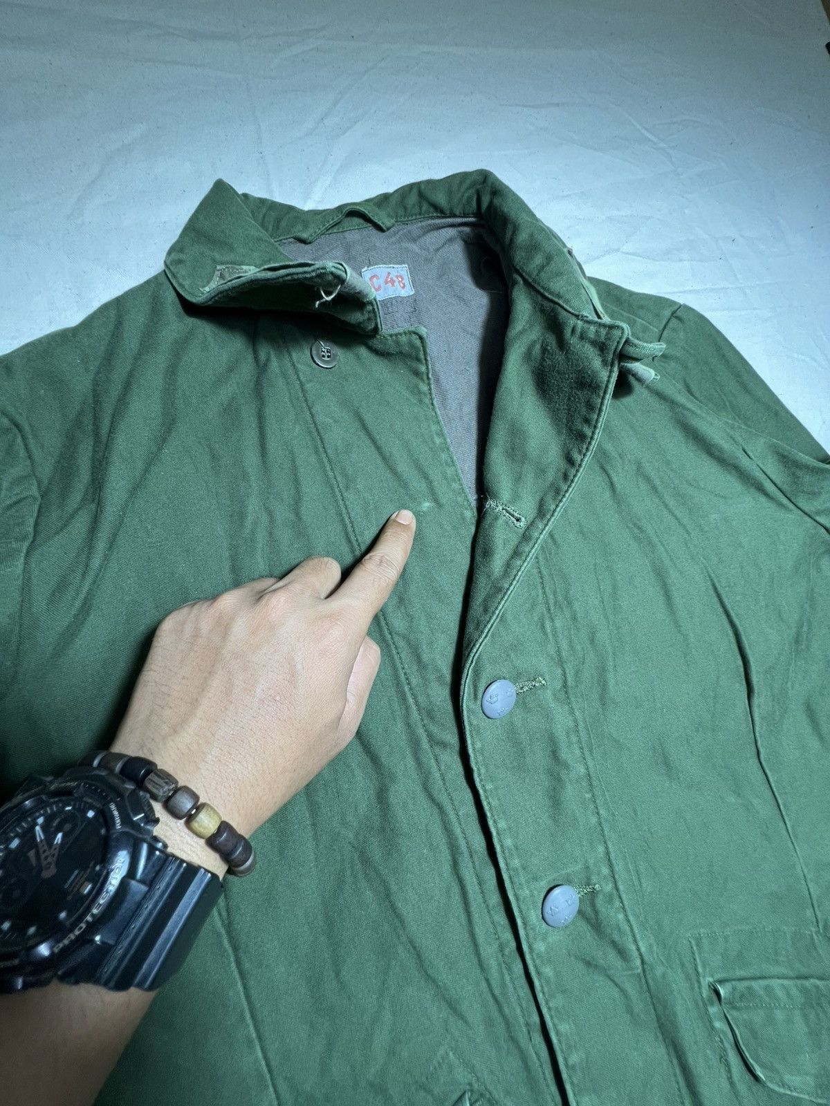 Vintage Vintage 70c Swedish Army C48 Field Jacket Size US M / EU 48-50 / 2 - 11 Thumbnail