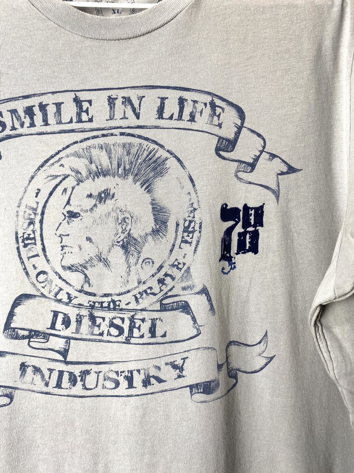 Diesel Y2K Vintage Diesel Punk Tee Shirt Archive Hype Size US XL / EU 56 / 4 - 4 Thumbnail