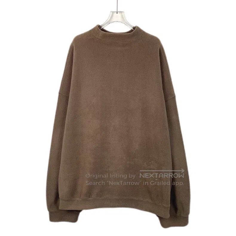 Balenciaga Balenciaga Coffee-colored logo letter print crew neck long Size US L / EU 52-54 / 3 - 2 Thumbnail