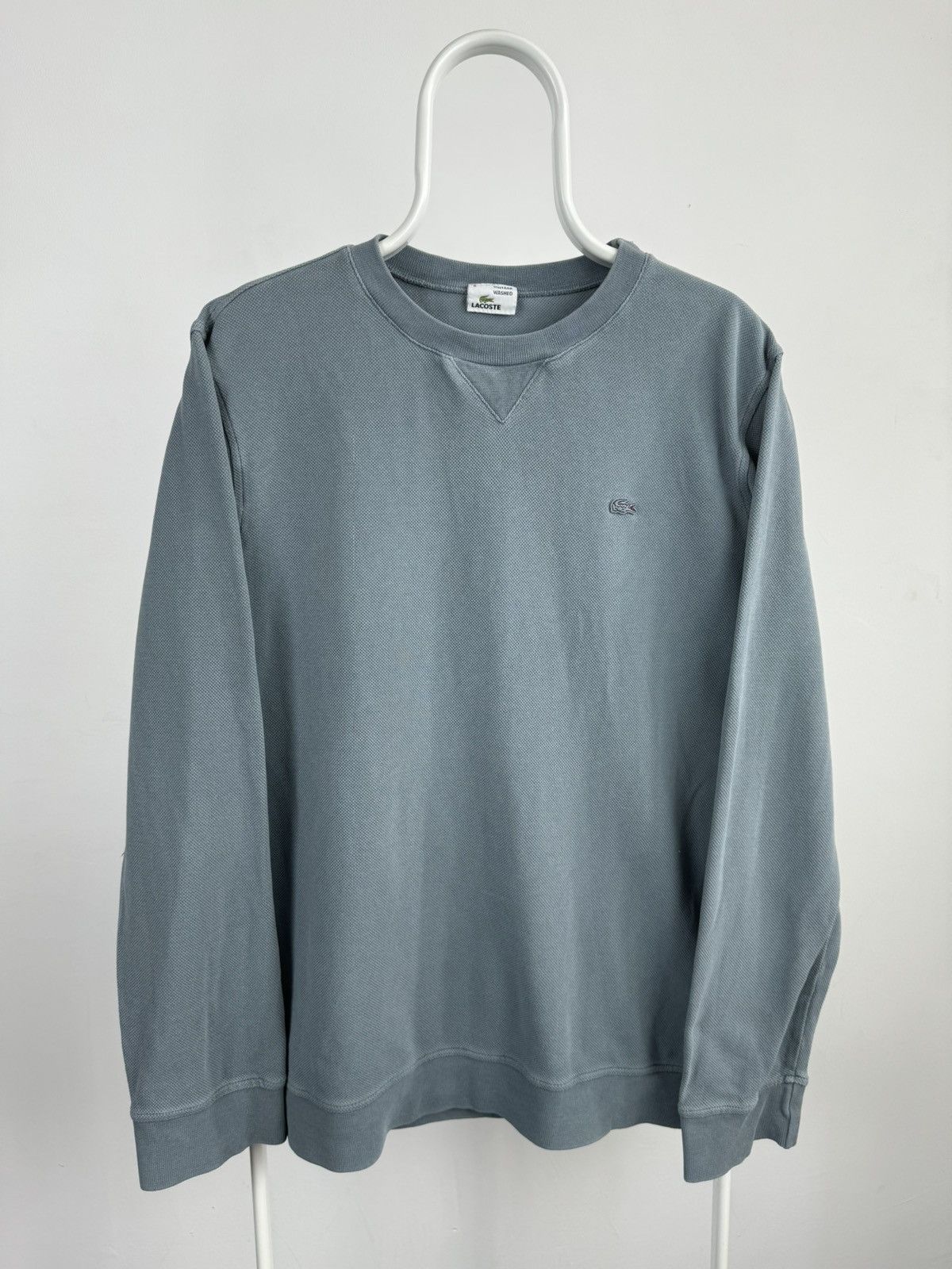 Lacoste Lacoste Vintage Washed Sweatshirt Size US XL / EU 56 / 4 - 1 Thumbnail