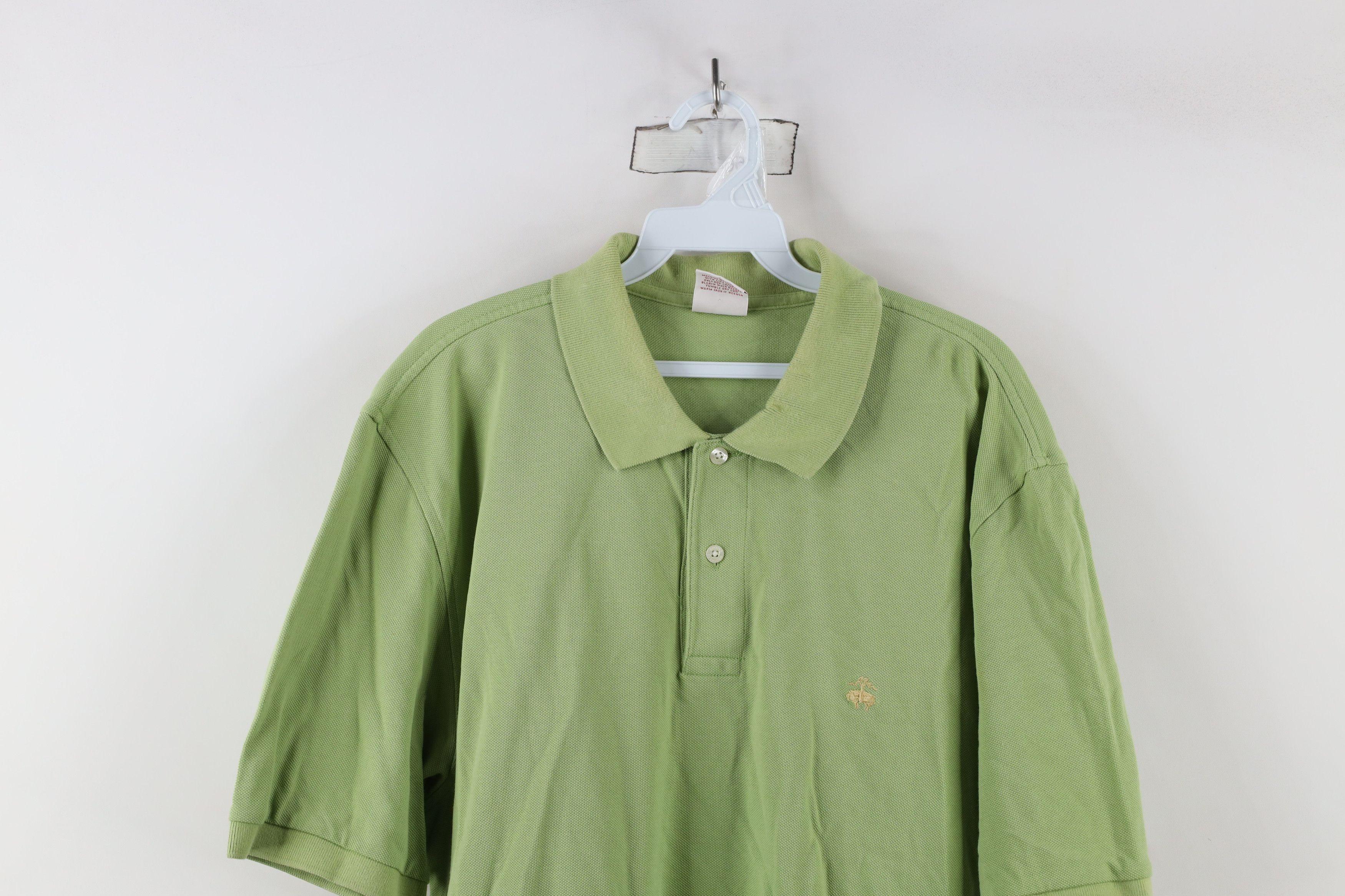 Brooks Brothers × Vintage Vintage Brooks Brothers Original Fit Pique Cotton Golf Polo Size US L / EU 52-54 / 3 - 2 Thumbnail