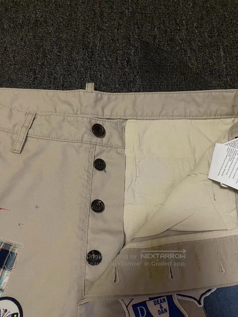 Dsquared2 Dsquared2 Khaki Casual Pants with Patches. Size US 34 / EU 50 - 5 Thumbnail