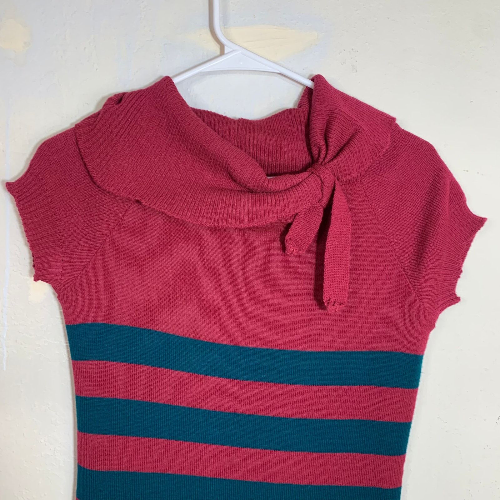 Other Women's Short Sleeve Knit Sweater Pink Dress Size S Size S / US 4 / IT 40 - 3 Thumbnail
