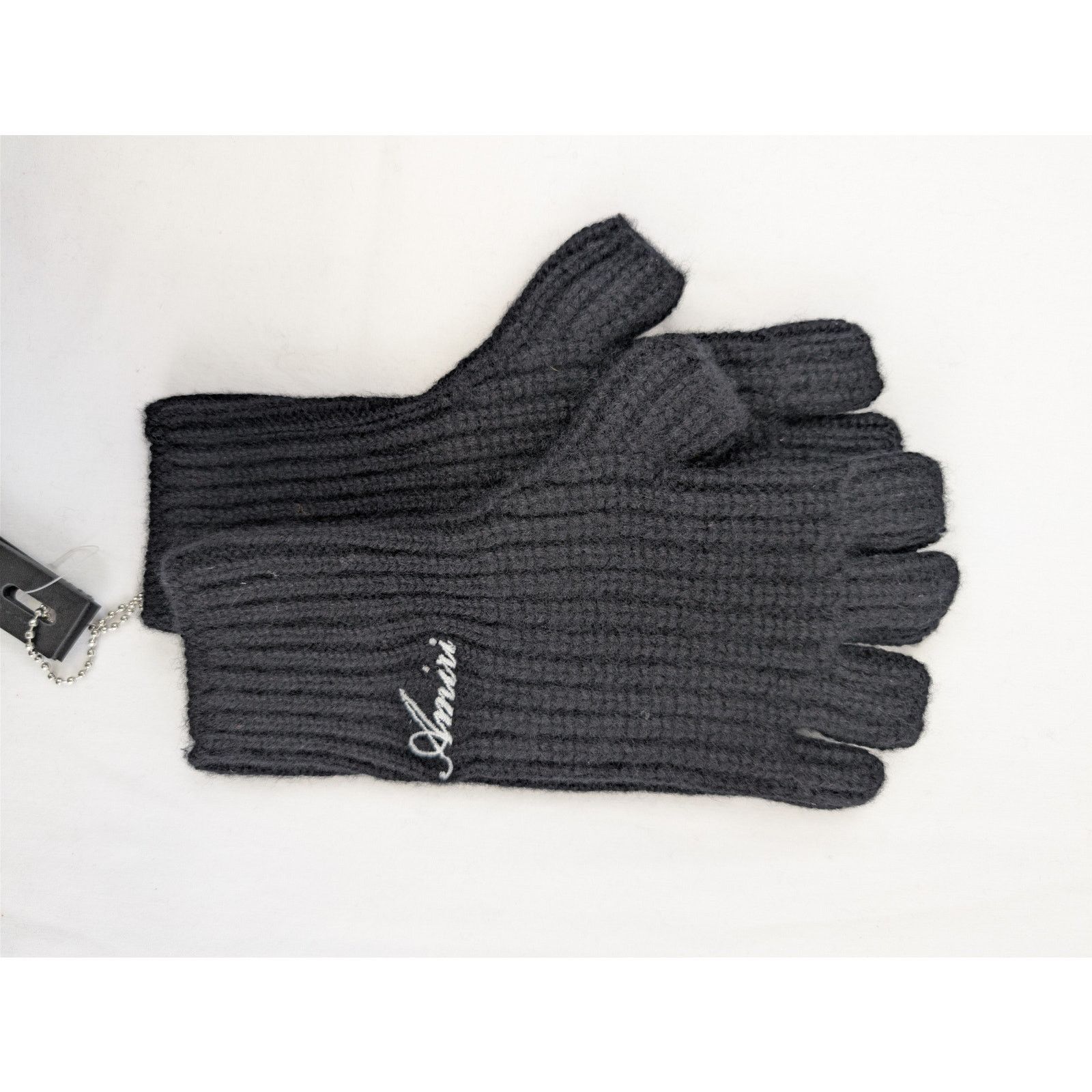 Amiri o1rshd1 Q:3 / Size: OS / Cashmere Fingerless Gloves in Black Size ONE SIZE - 6 Thumbnail