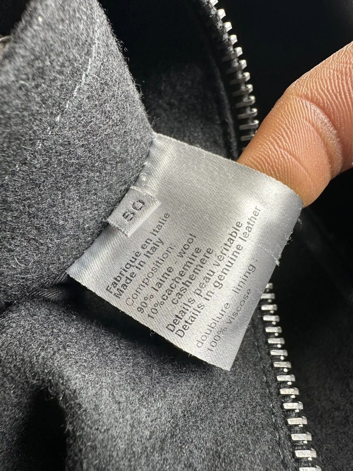 Dior Dior Homme leather bomber jacket Size US M / EU 48-50 / 2 - 7 Thumbnail