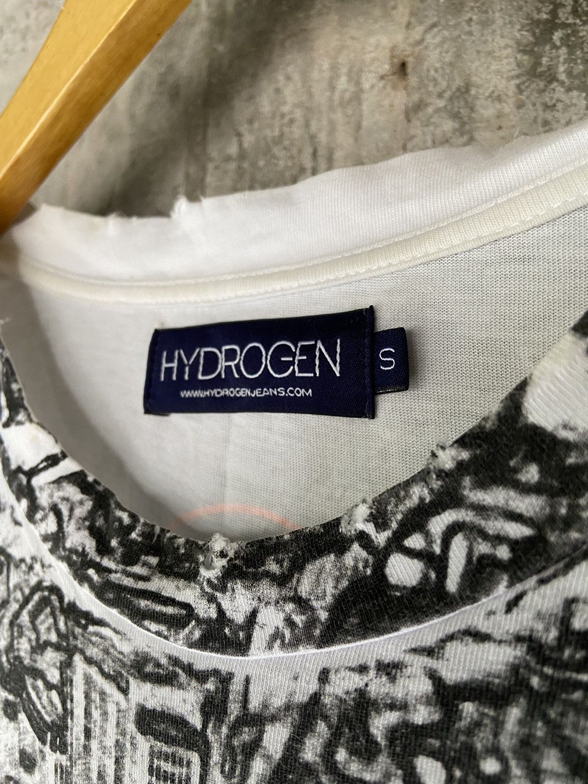 Beauty Beast × Hysteric Glamour × Japanese Brand WITCHES SABBATH MOUSSY KNIT 2 IN 1 HYDROGEN DISTRESSED TEE Size US M / EU 48-50 / 2 - 13 Thumbnail