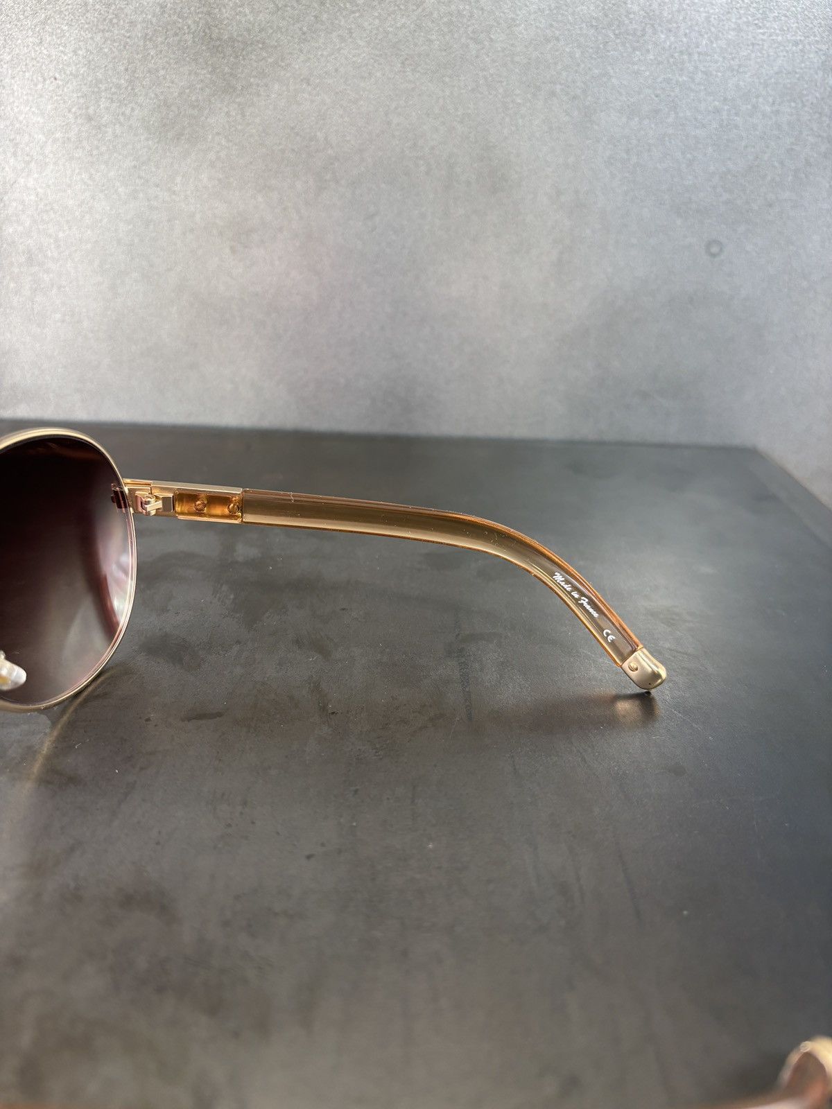 Chloe × Vintage 2000s Chloe Sunglasses Y2K Vintage Aviators LVMH Sparkle Size ONE SIZE - 12 Thumbnail