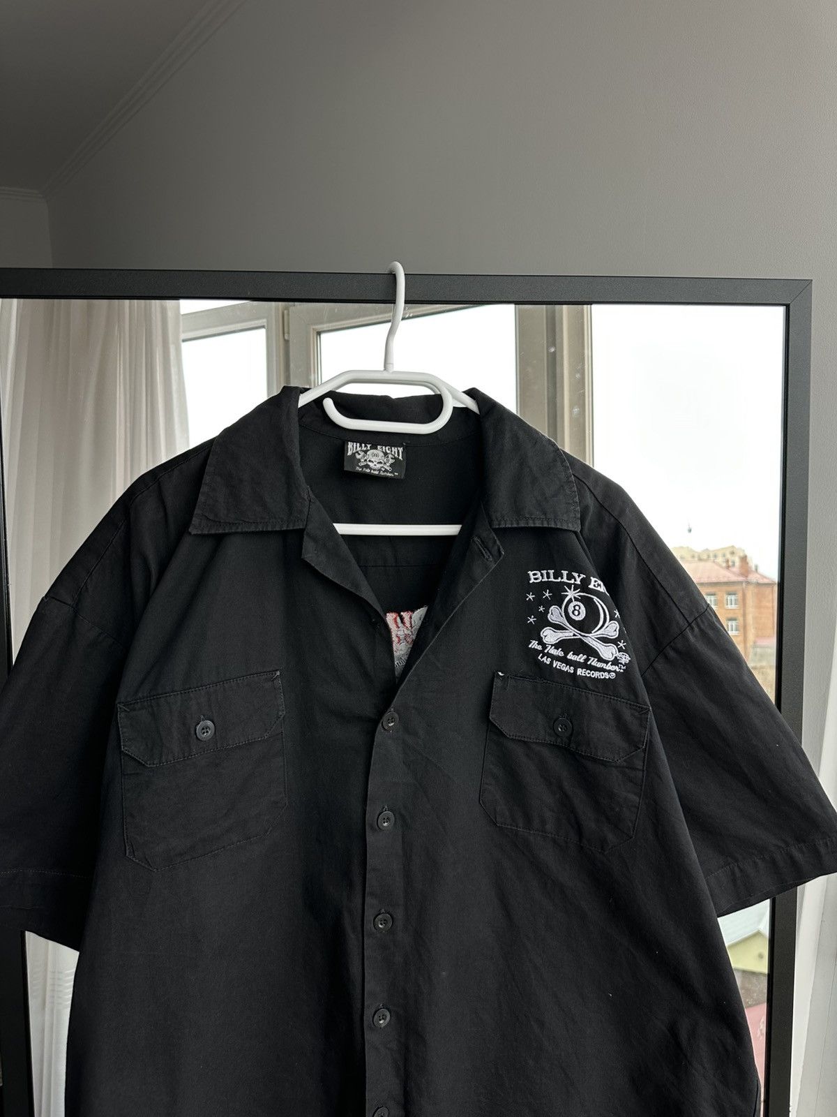 Vintage Vintage Billy Eight Moto 90s Short Sleeve Embroidered Shirt Size US XL / EU 56 / 4 - 6 Thumbnail