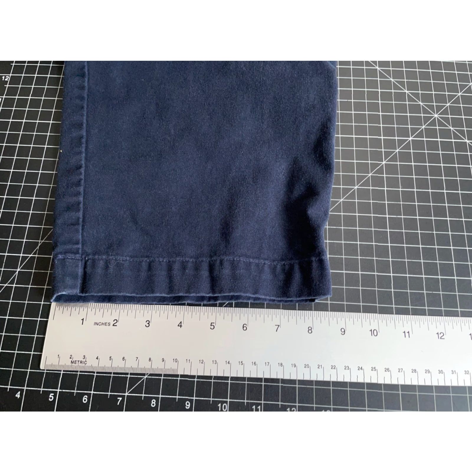 Polo Ralph Lauren VTG Polo Ralph Lauren Chino Pants Men’s 37 x 29 Dark Blue Cotton Vintage 90s Retro Casual Straight Illusion Tag Size US M / EU 48-50 / 2 - 7 Thumbnail