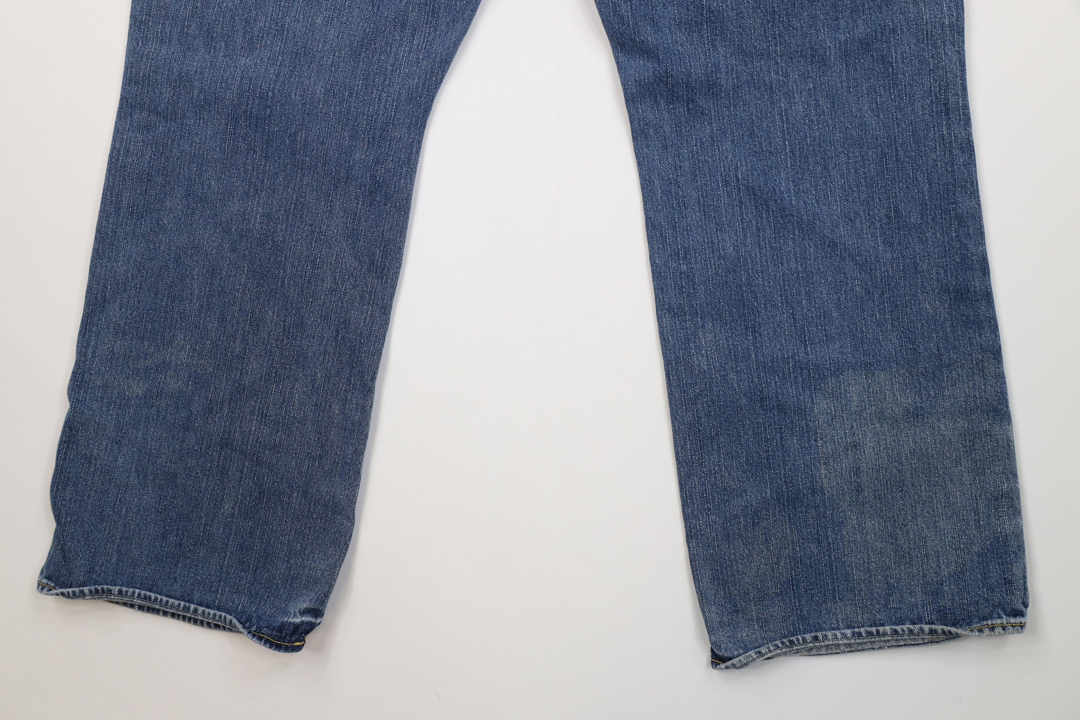 Express Vintage Y2K Express X2 Denim Bootcut Flared Wide Leg Jeans Size US 36 / EU 52 - 13 Thumbnail