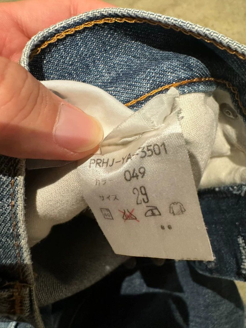 Helmut Lang HELMUT LANG Wash cat whiskers blue cattle Size 29" - 7 Thumbnail