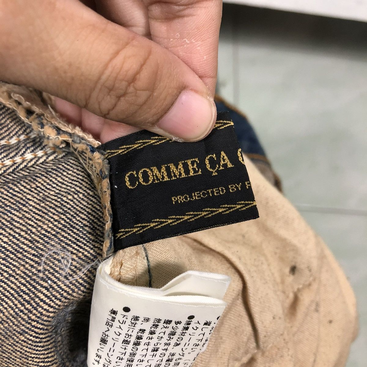 Levi's 🔥VINTAGE LEVIS DENIM JEANS RARE DESIGN COMME CA ISM JAPAN Size US 34 / EU 50 - 19 Thumbnail