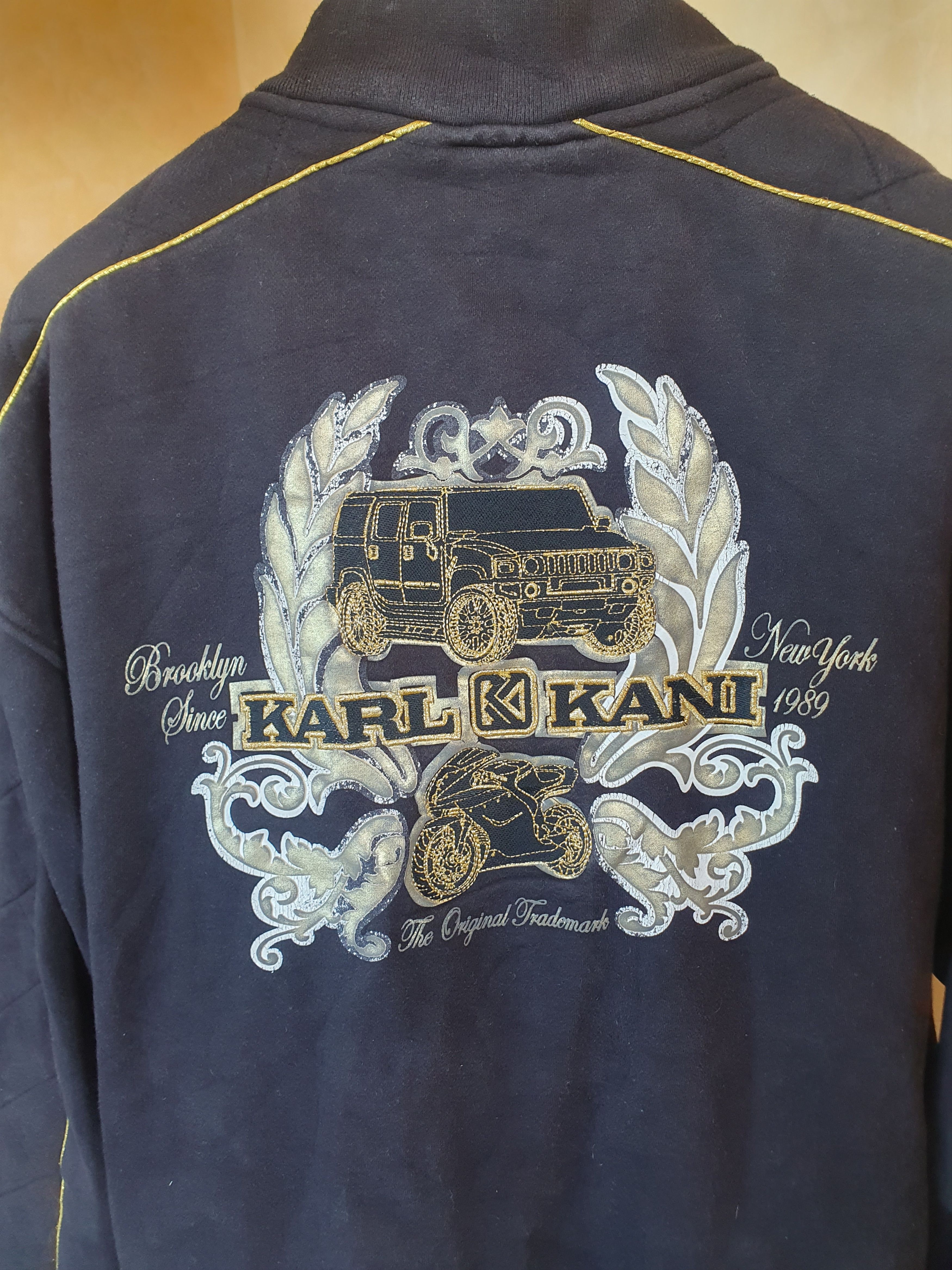 Karl Kani Karl Kani Zip Up Sweatshirt Vtg Y2K Hip-Hop Embroydery Size US XXL / EU 58 / 5 - 13 Thumbnail