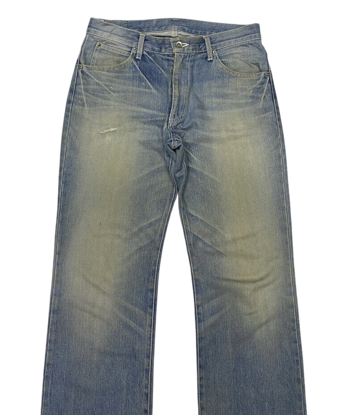 If Six Was Nine × Japanese Brand × Le Grande Bleu (L.G.B.) 🔥DISTRESSED DENIM RUSTY DECIBEL DENIM JEANS Size US 32 / EU 48 - 5 Thumbnail