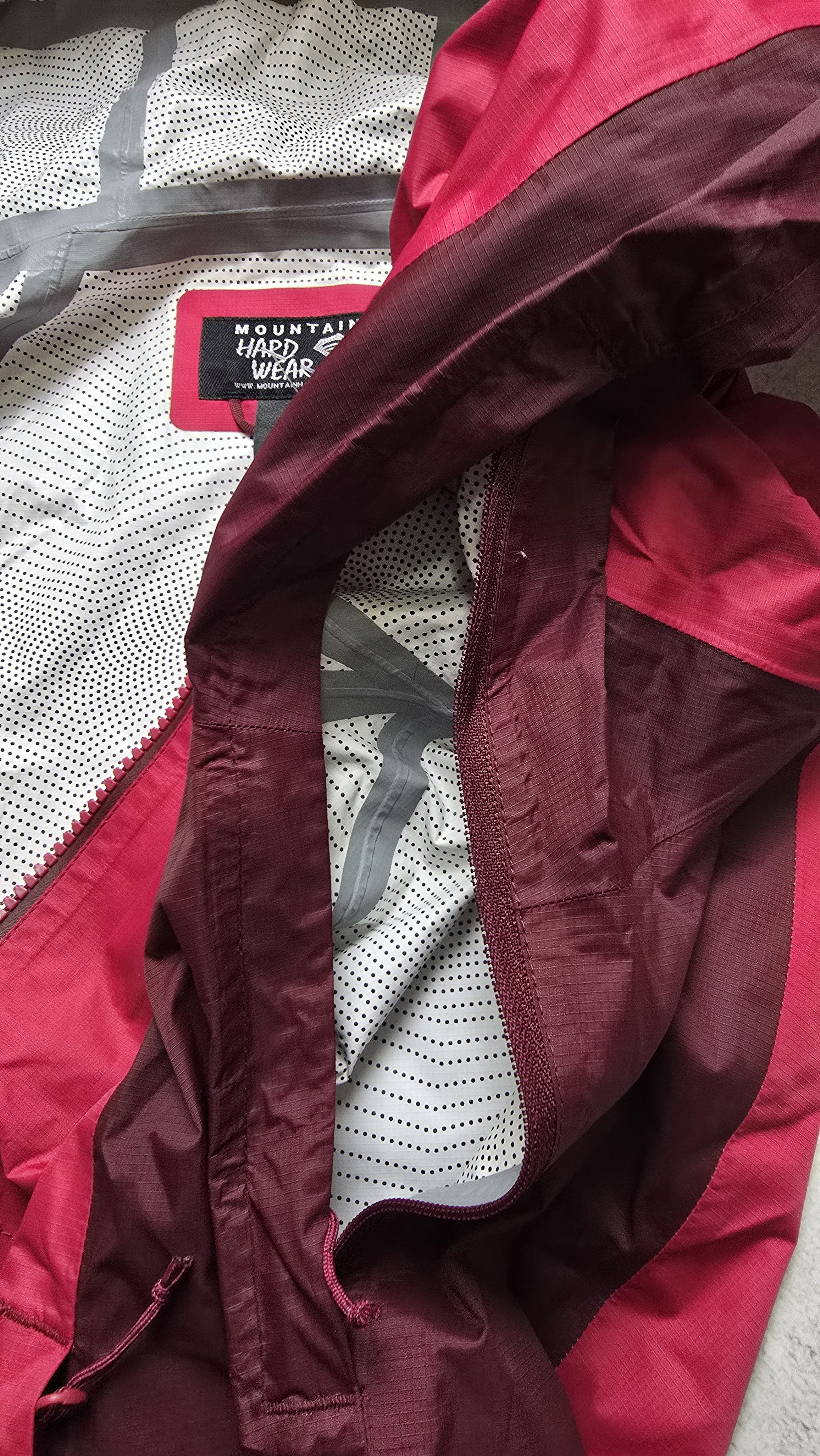 Mountain Hardwear Vapor Dry Rain Shell Waterproof Nylon Packable Jacket Size M / US 6-8 / IT 42-44 - 17 Thumbnail