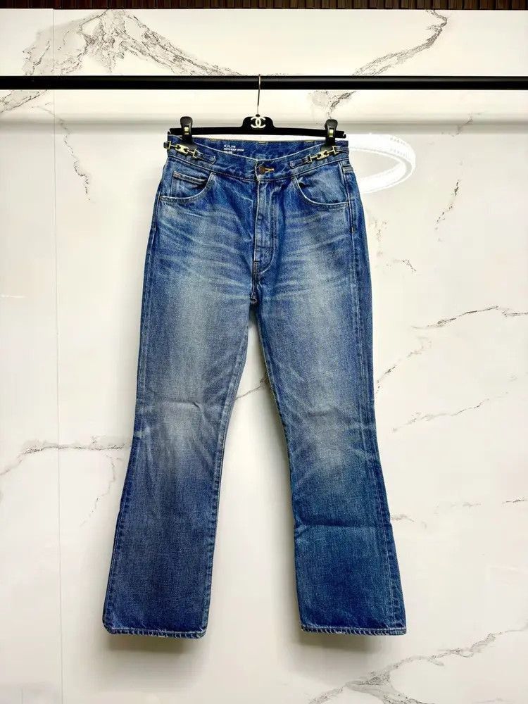 Other Celine 22SS chain buckle bell bottom denim-2507 Size US 28 / EU 44 - 1 Thumbnail