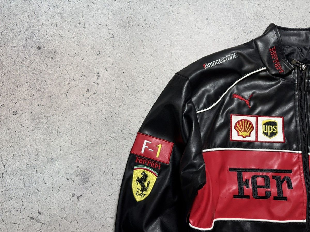 Ferrari Ferrari Vintage Racing Jacket Big Logo F1 Nascar Rare Size US XL / EU 56 / 4 - 6 Thumbnail