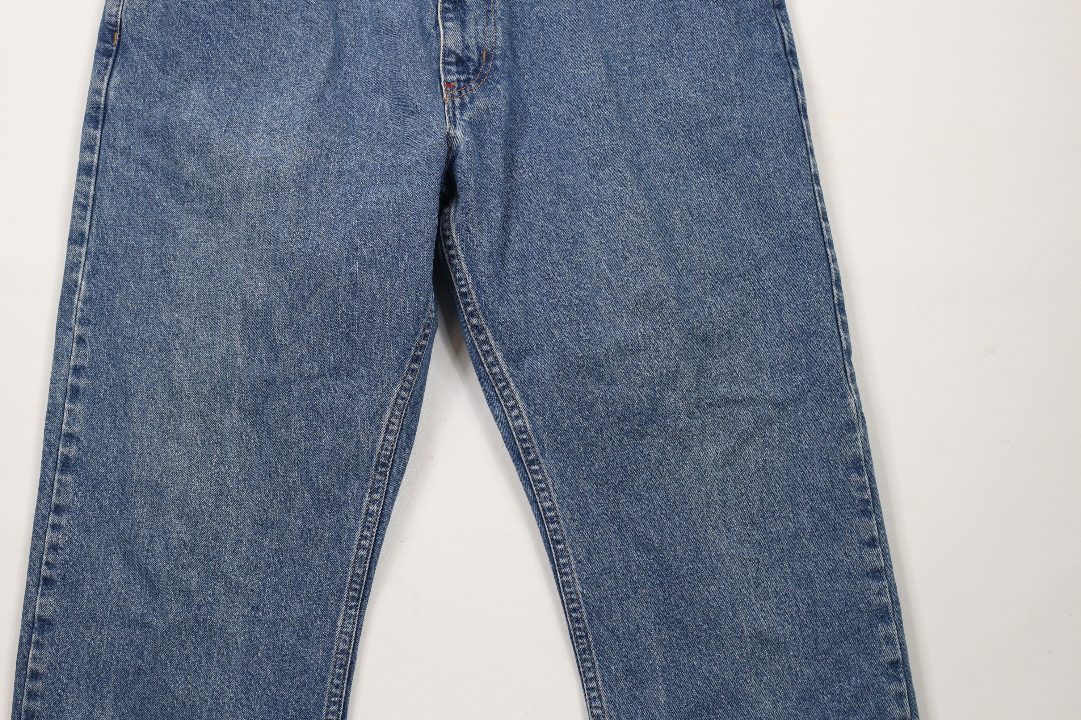 Tommy Hilfiger × Vintage Vintage 90s Tommy Hilfiger Relaxed Fit Denim Jeans Blue Size US 36 / EU 52 - 3 Thumbnail