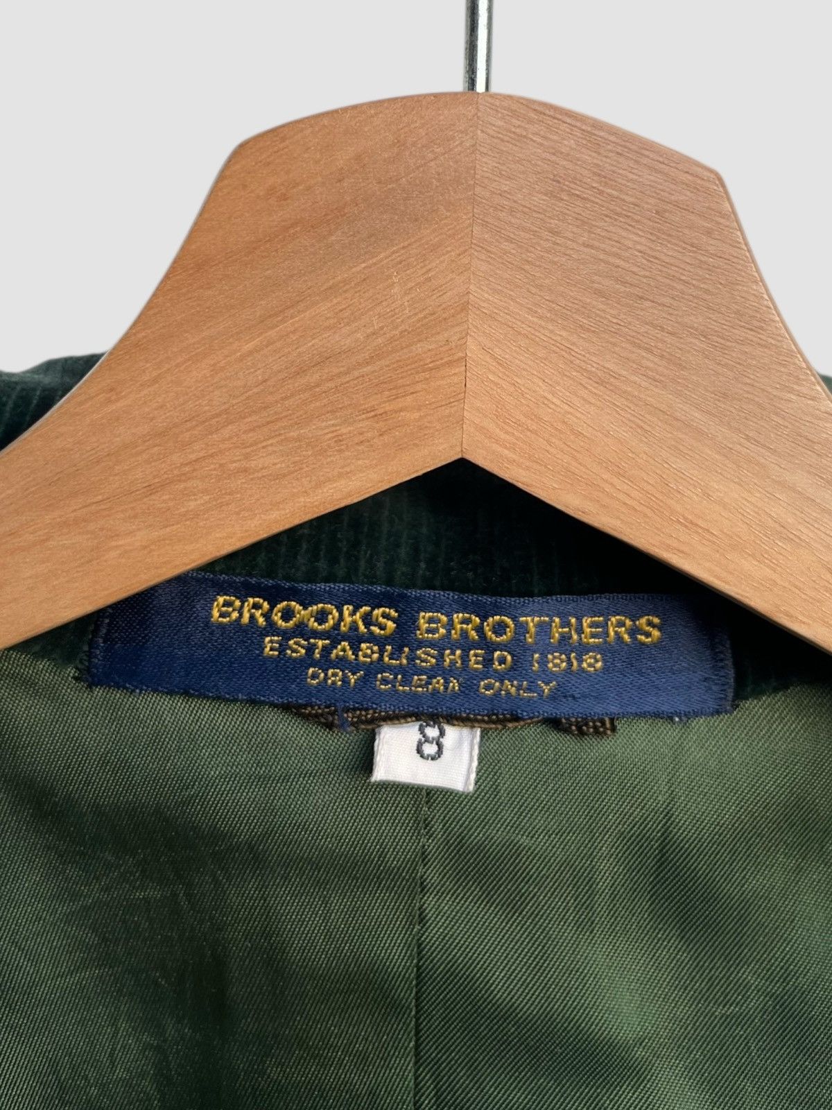 Brooks Brothers Vintage Brooks Brothers College Green Corduroy Sport Jacket Size M / US 6-8 / IT 42-44 - 6 Thumbnail