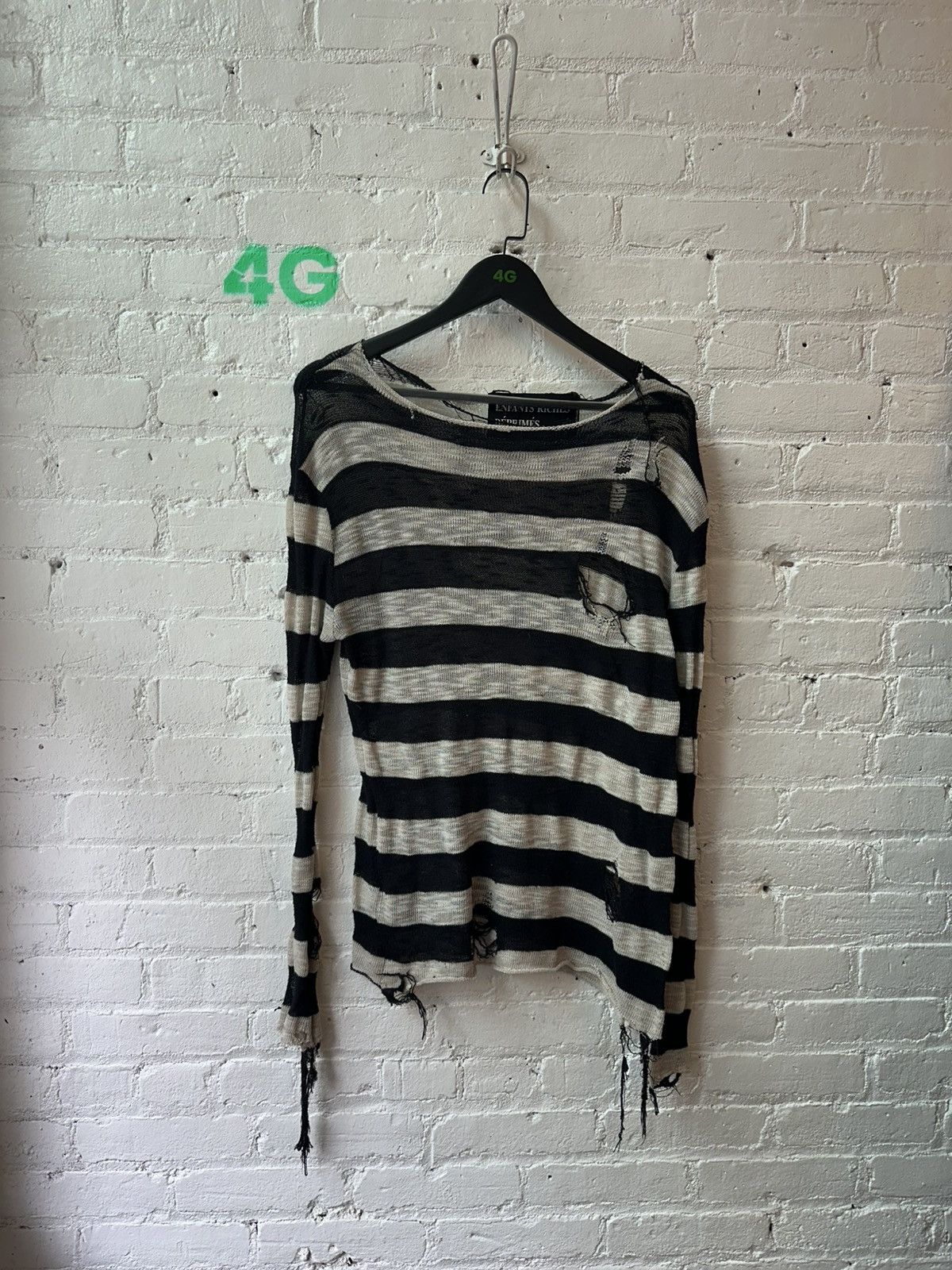 Enfants Riches Deprimes Thrashed Striped Long Sleeve Size US S / EU 44-46 / 1 - 1 Thumbnail