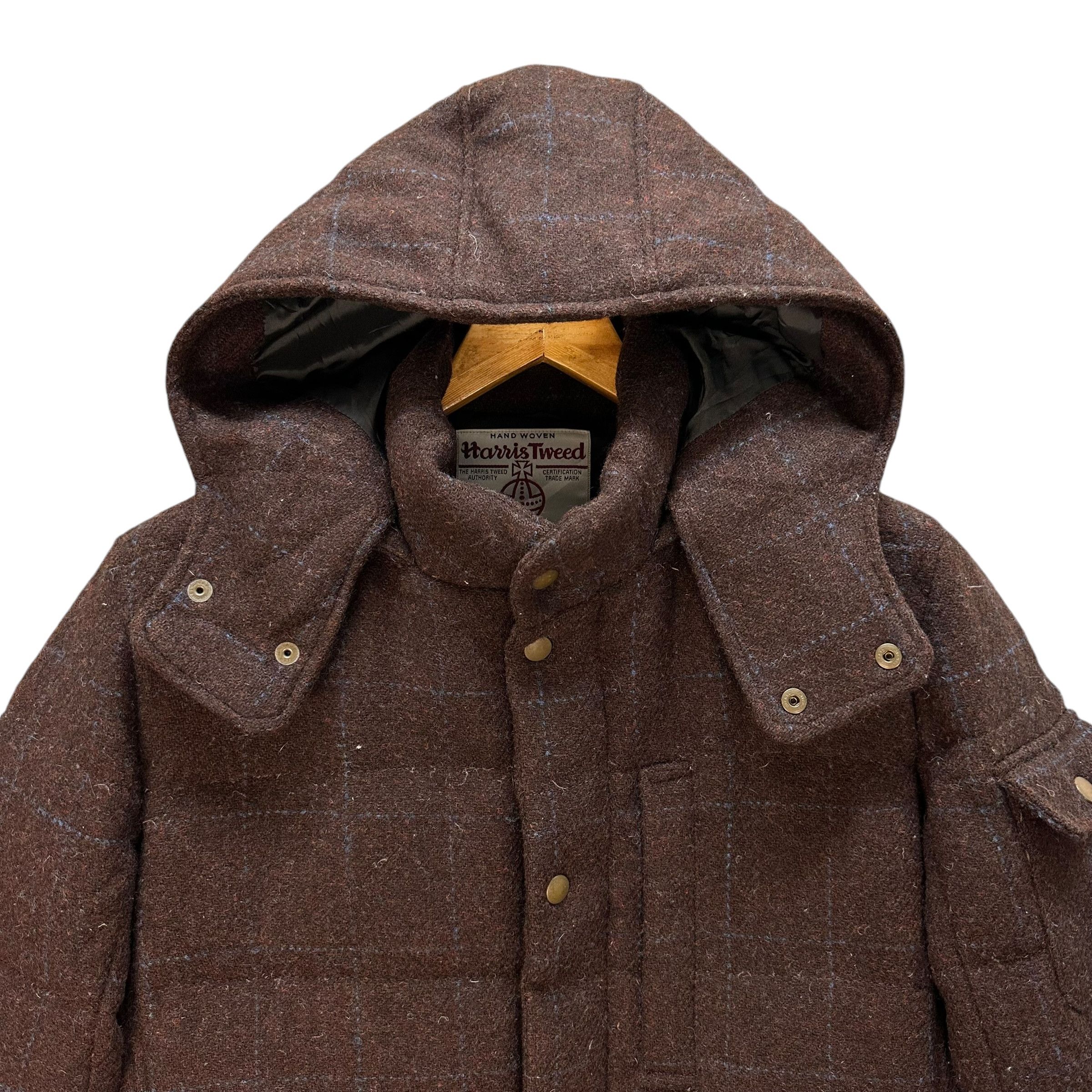 Boycott BOYCOTT X HARRIS TWEED Wool Down Jacket #A57-1305 Size US M / EU 48-50 / 2 - 2 Thumbnail