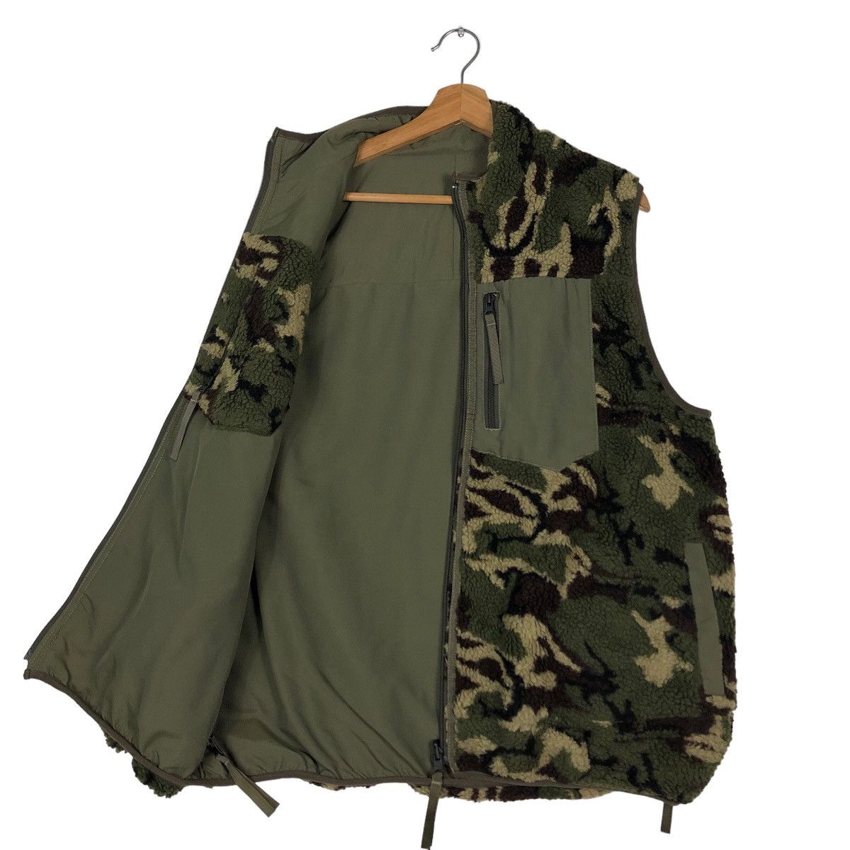 Japanese Brand 🔥Vintage Reversible Vest Jacket Camo Houston Military Size US XL / EU 56 / 4 - 11 Thumbnail