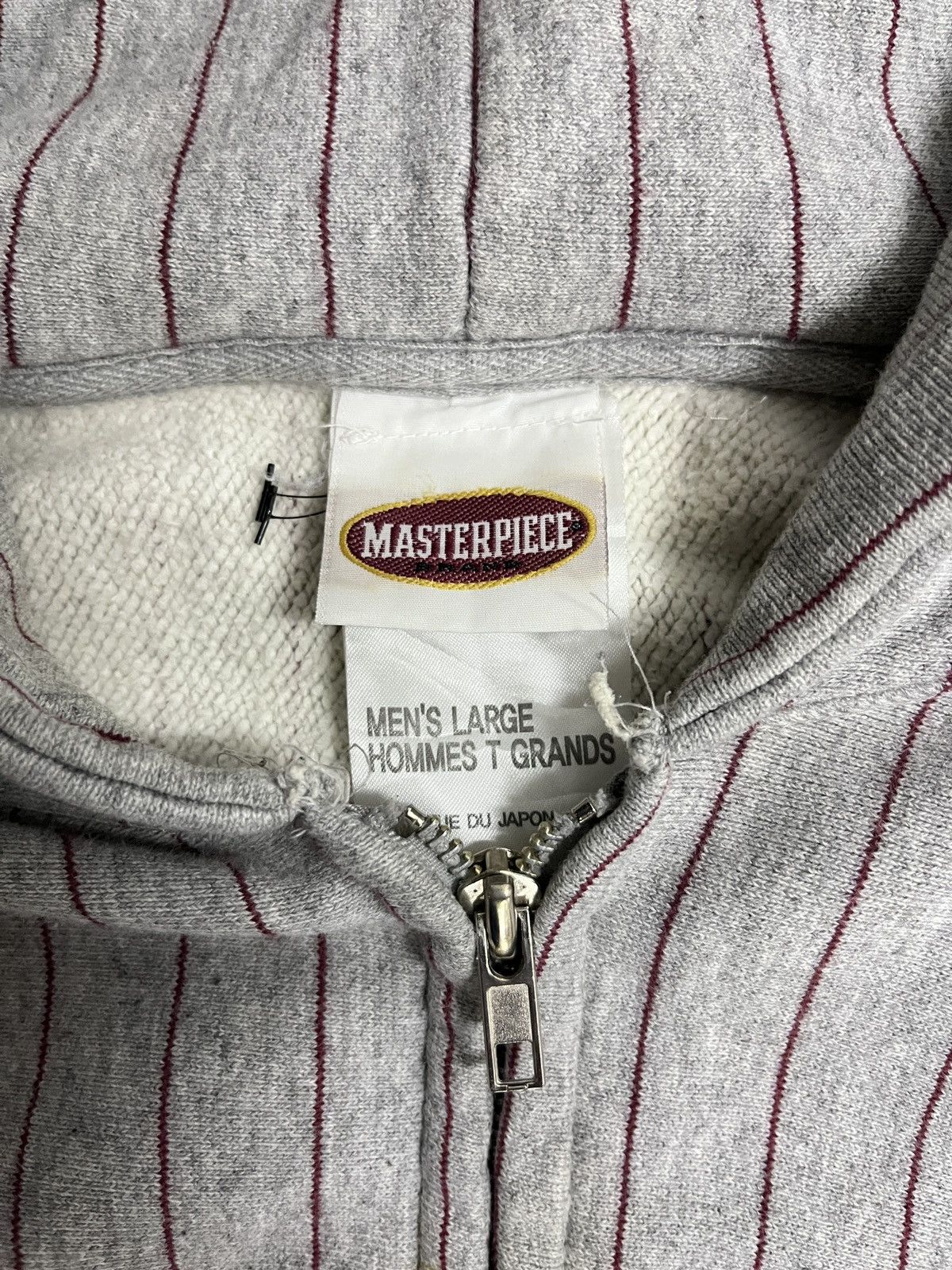 Japanese Brand × MasterPiece Masterpiece Japan Pinstripe Hooded Active Jacket Size US M / EU 48-50 / 2 - 4 Thumbnail