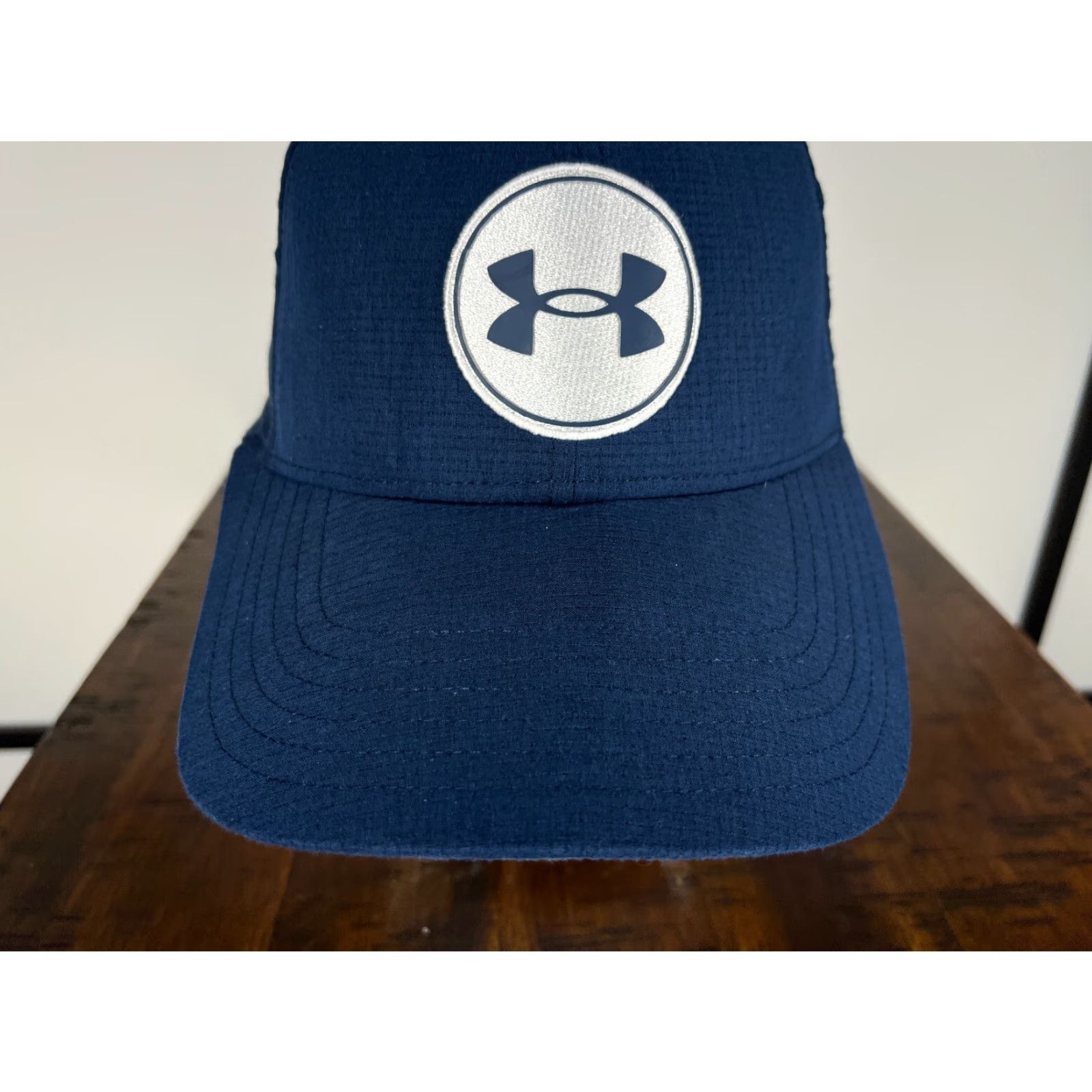 Under Armour Under Armour Golf Hat Cap Mens Large Blue 100% Polyester Fitted Classic Fit Size ONE SIZE - 3 Thumbnail
