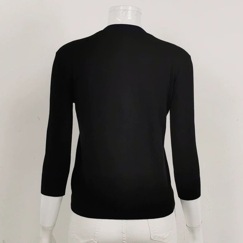 Loewe LOEWE Four-leaf clover embroidered wool sweater Size XS / US 0-2 / IT 36-38 - 9 Thumbnail