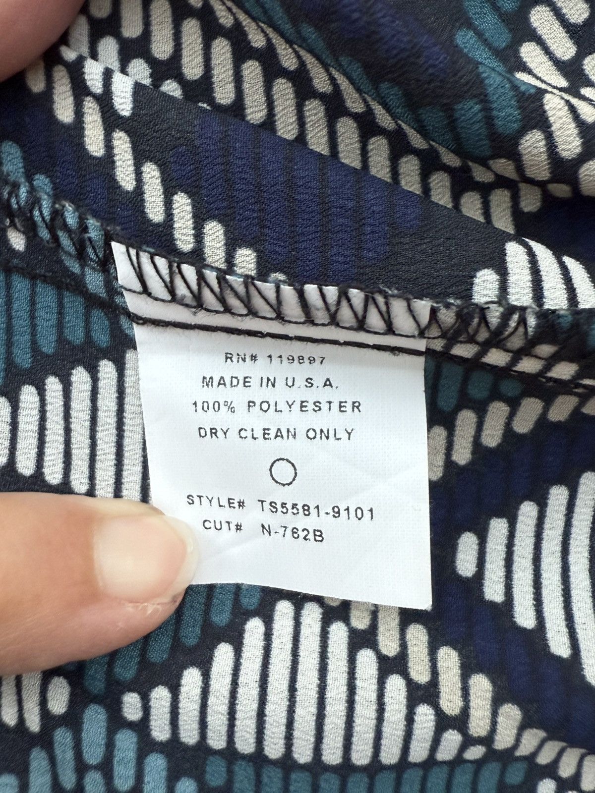 Other Collective Concepts Geometric Pattern Tank Top Sleeveless Size S / US 4 / IT 40 - 8 Thumbnail