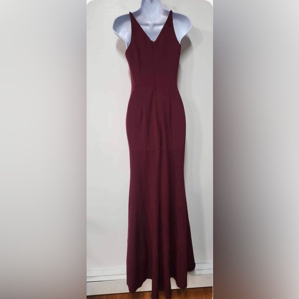 Anthropologie Bhldn Jones V-Neck Crepe Dress Size 0. B18 Size XS / US 0-2 / IT 36-38 - 4 Thumbnail