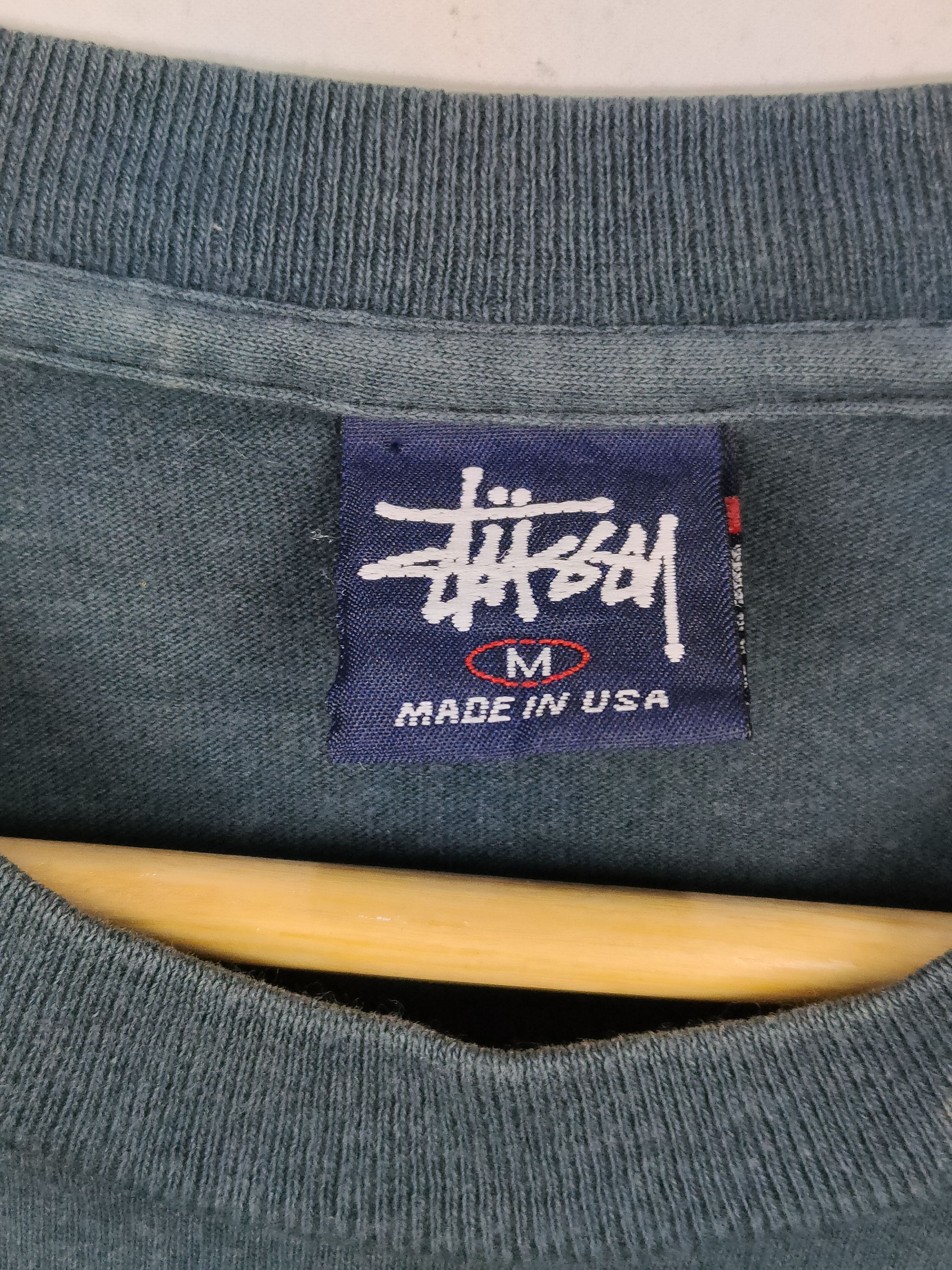 Stussy × Vintage Vintage Sunfaded 90s Stussy Floral Shirt Size US M / EU 48-50 / 2 - 3 Thumbnail