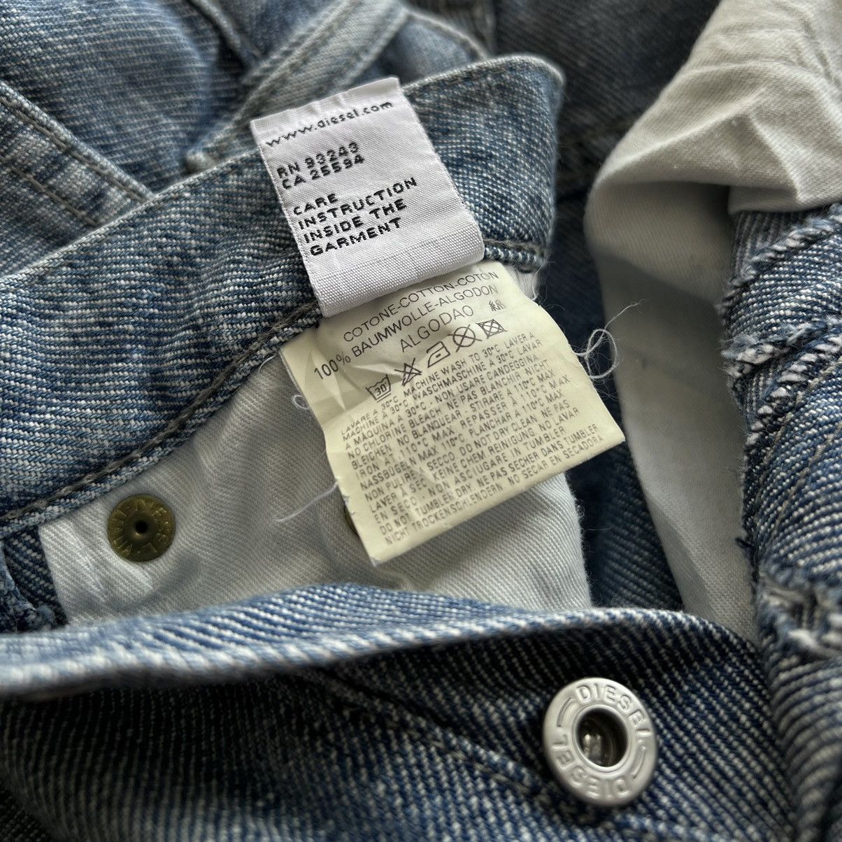 Diesel VINTAGE DIESEL SEMI FLARE JEANS Size US 29 - 8 Thumbnail