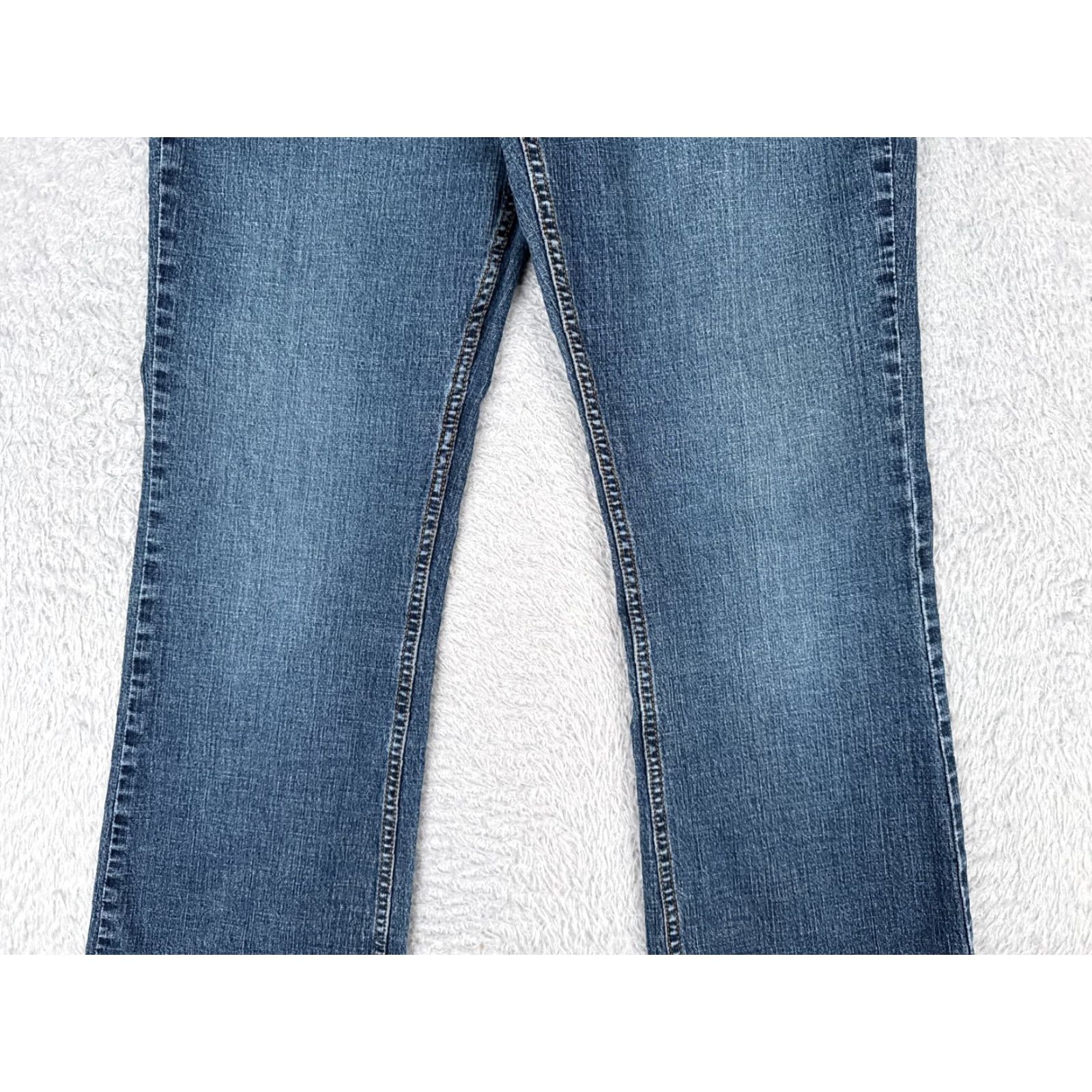 Old Navy Old Navy Jeans Womens 2 Short Blue Denim Bootcut Mid Rise Cotton Stretch 28x29 Size 26" / US 2 / IT 38 - 3 Thumbnail