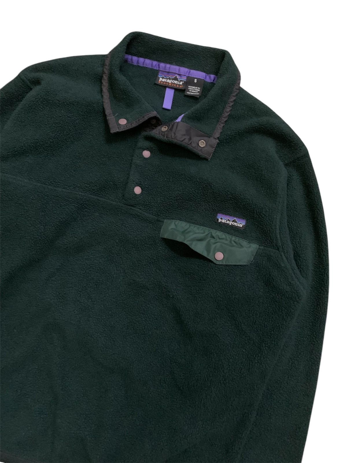 Patagonia 💥Vintage Patagonia Synchilla Snap Sweater Shirt Size US S / EU 44-46 / 1 - 3 Thumbnail