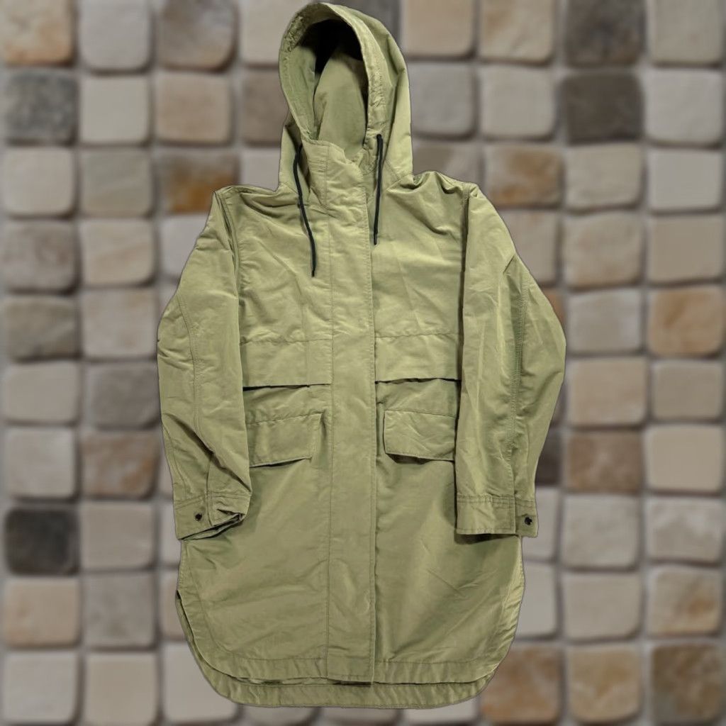 Everlane Everlane Jacket 2XS Green Full Zip Parka Long Sleeve Casual Travel Winter Fall Spring Womens Size XXS / US 00 / IT 34 - 1 Thumbnail