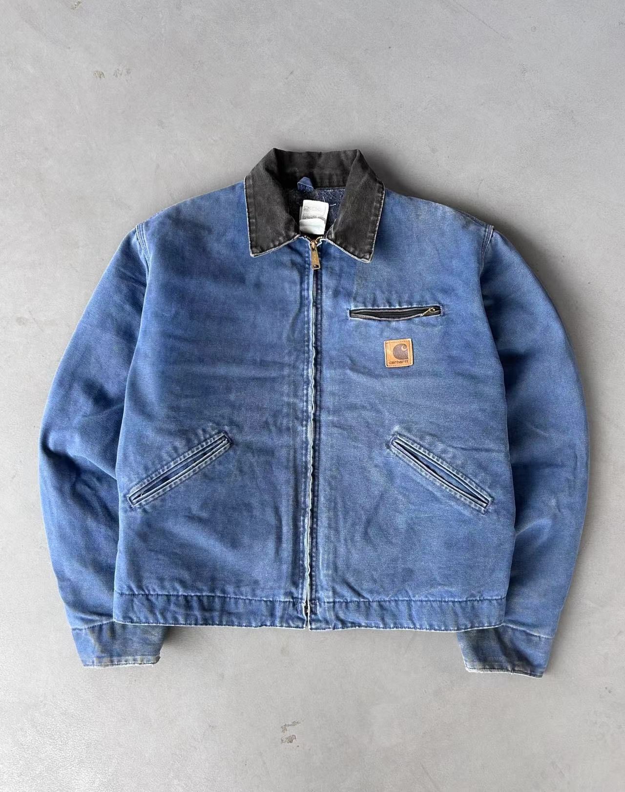 希少】Carhartt デトロイトジャケット J65 BLU 青 2XL 希少】Carhartt