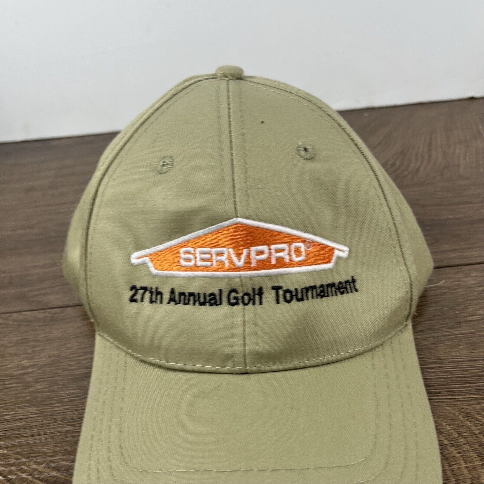 Other Servpro Hat 27th Annual Golf Tournament Adjustable Hat Tan B Size ONE SIZE - 7 Thumbnail