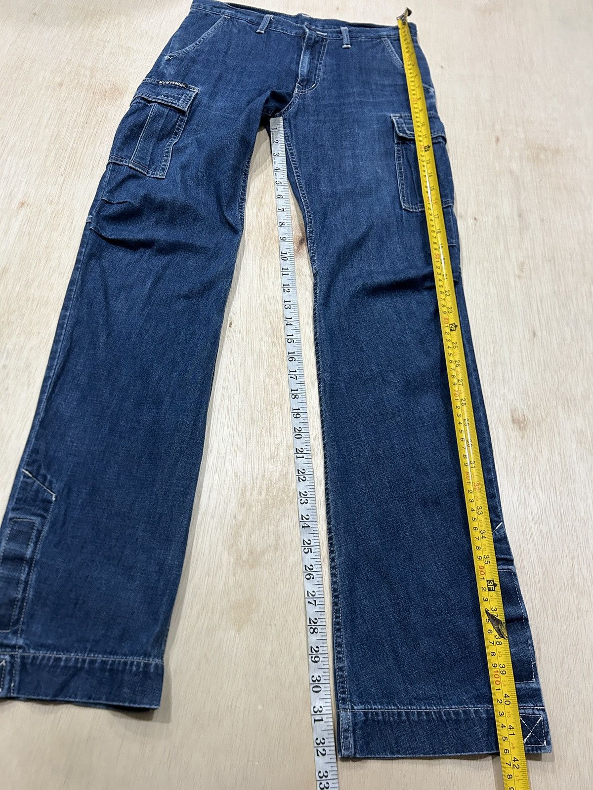 Hysteric Glamour × Japanese Brand × Le Grande Bleu (L.G.B.) Vintage Hysteric Glamour Cargo Multi Pocket Jeans Size US 30 / EU 46 - 15 Thumbnail