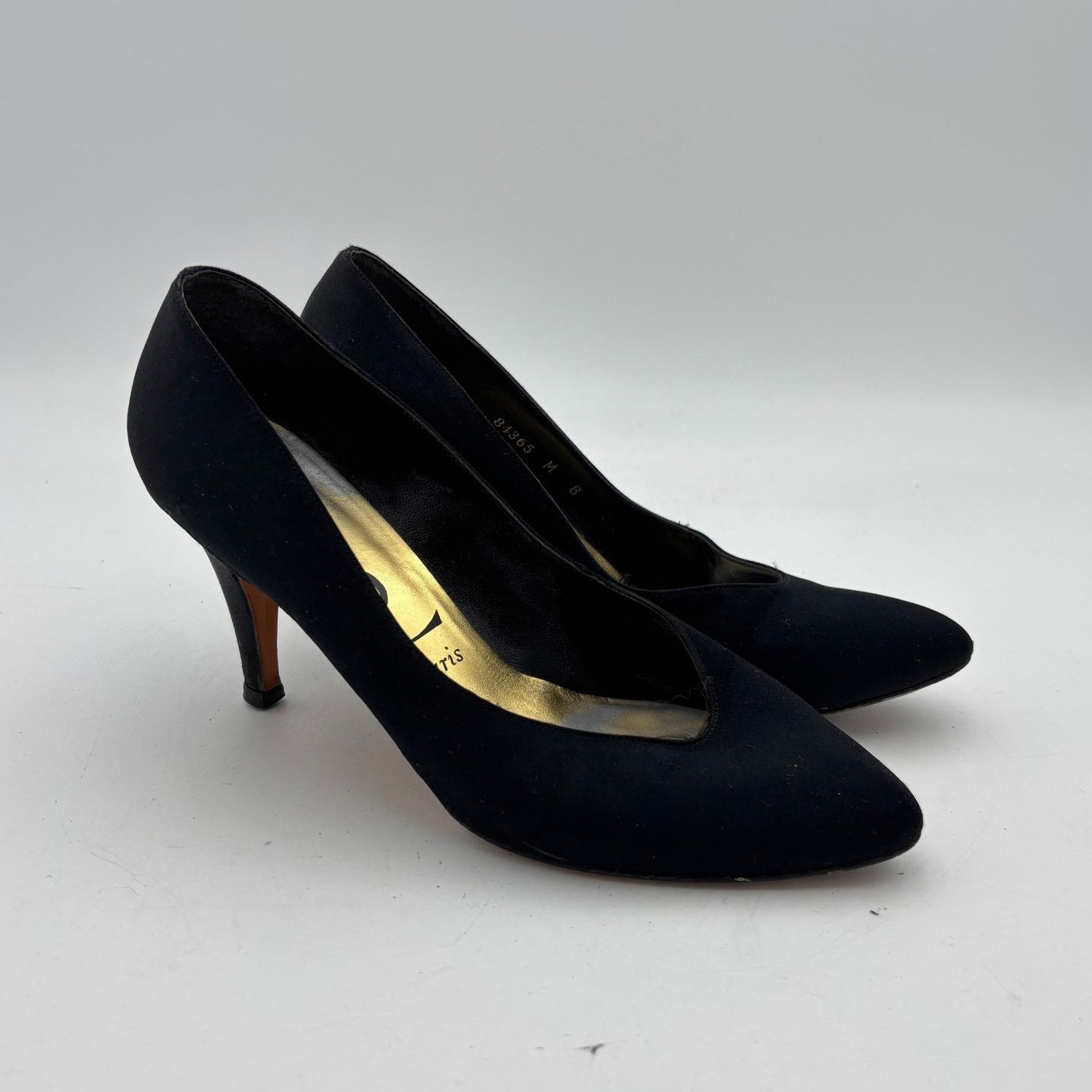 Yves Saint Laurent Yves Saint Laurent YSL Paris Satin Pumps Heels Women's 8M Size US 8 / IT 38 - 1 Thumbnail