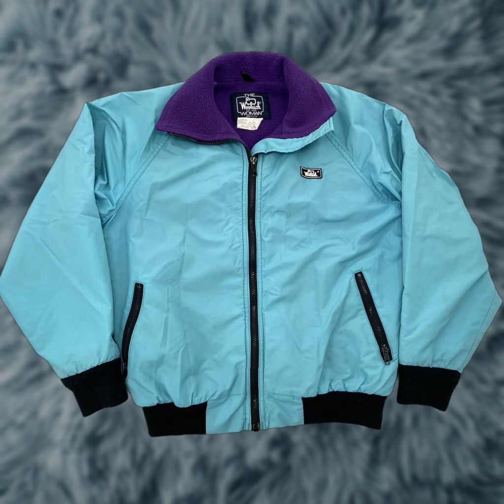 Vintage VINTAGE Woolrich Jacket Womens Small Blue Purple Lined Bomber Full Zip Coat S Jacket Womens Small Blue Purple Lined Bomber Full Zip Coat S Size S / US 4 / IT 40 - 1 Thumbnail