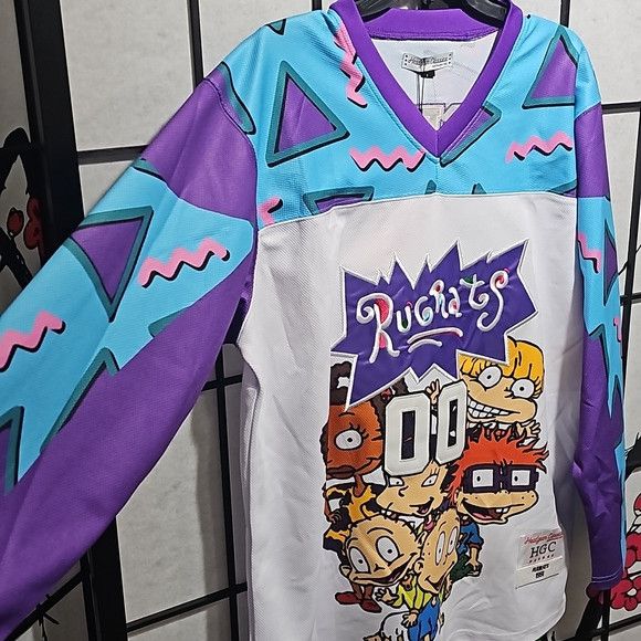 Other Rugrats Reptar Hockey Jersey Size Large NWT Size US L / EU 52-54 / 3 - 6 Thumbnail