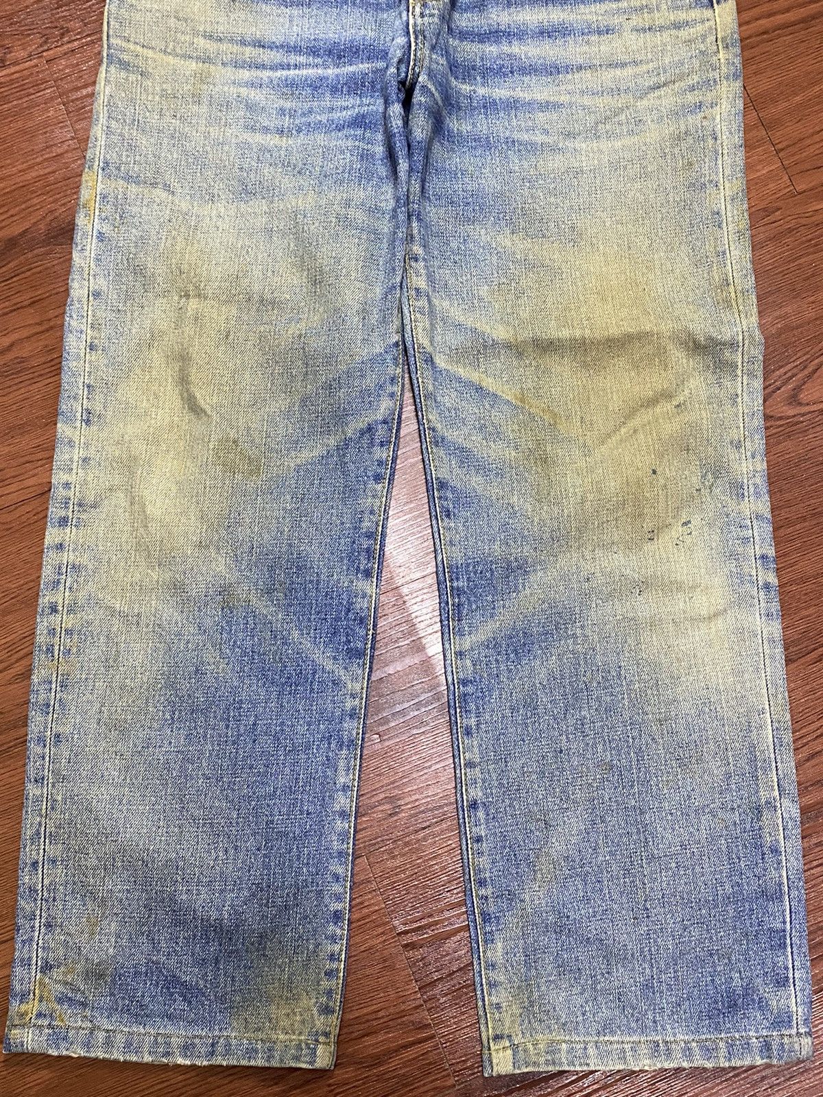Japanese Brand Vintage Japanese Brands Uniqlo Crazy Mud Wash Loose Jeans Size US 32 / EU 48 - 5 Thumbnail