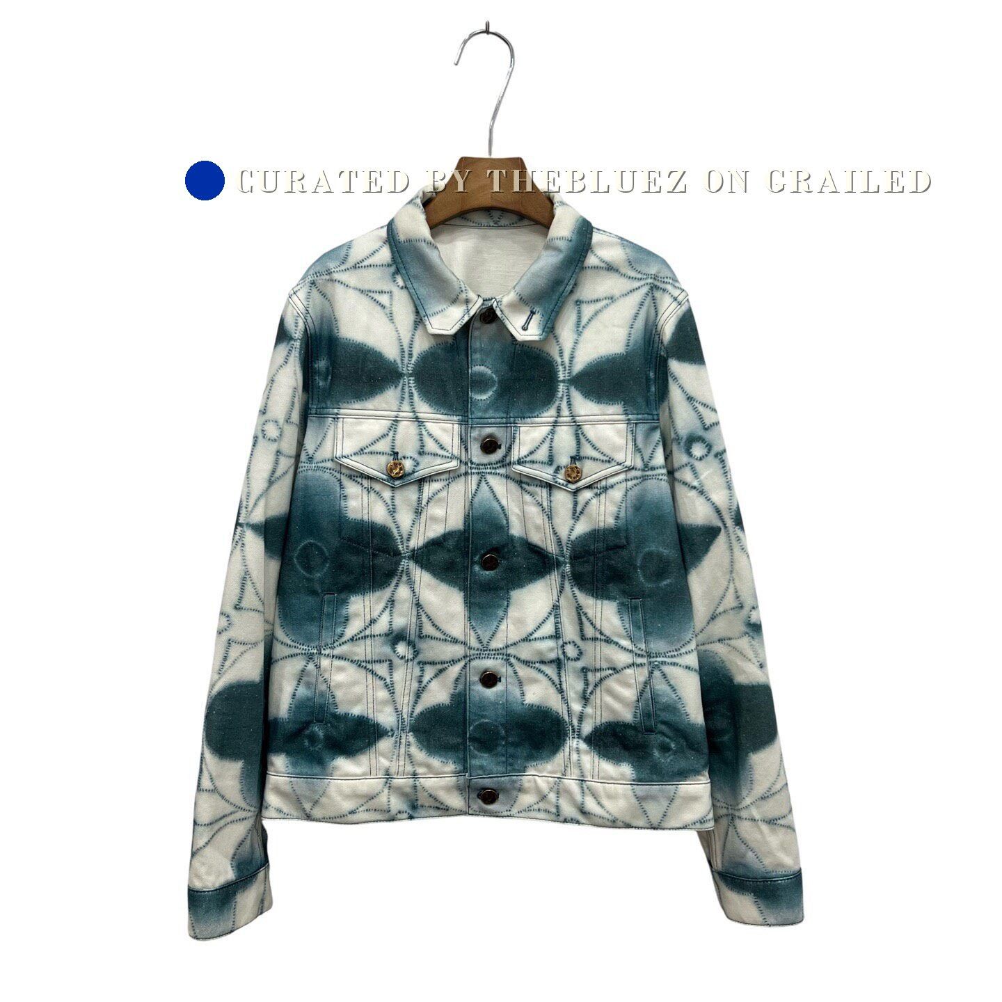 Louis Vuitton Louis Vuitton Denim Tie-Dye Jacket Size US M / EU 48-50 / 2 - 1 Thumbnail