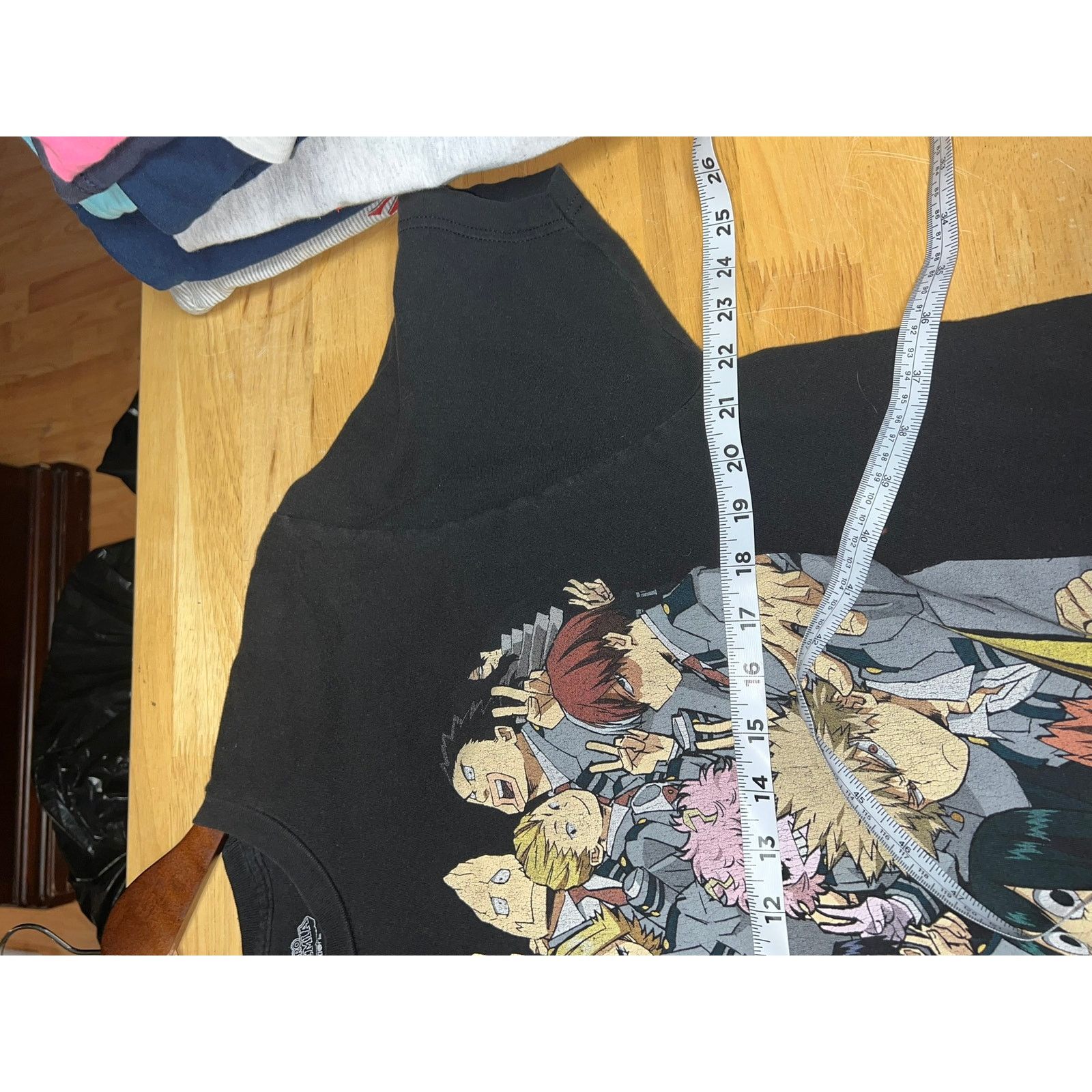 Vintage My Hero Academia Shirt Characters Graphic Black Anime Tee XL Size US XL / EU 56 / 4 - 8 Thumbnail