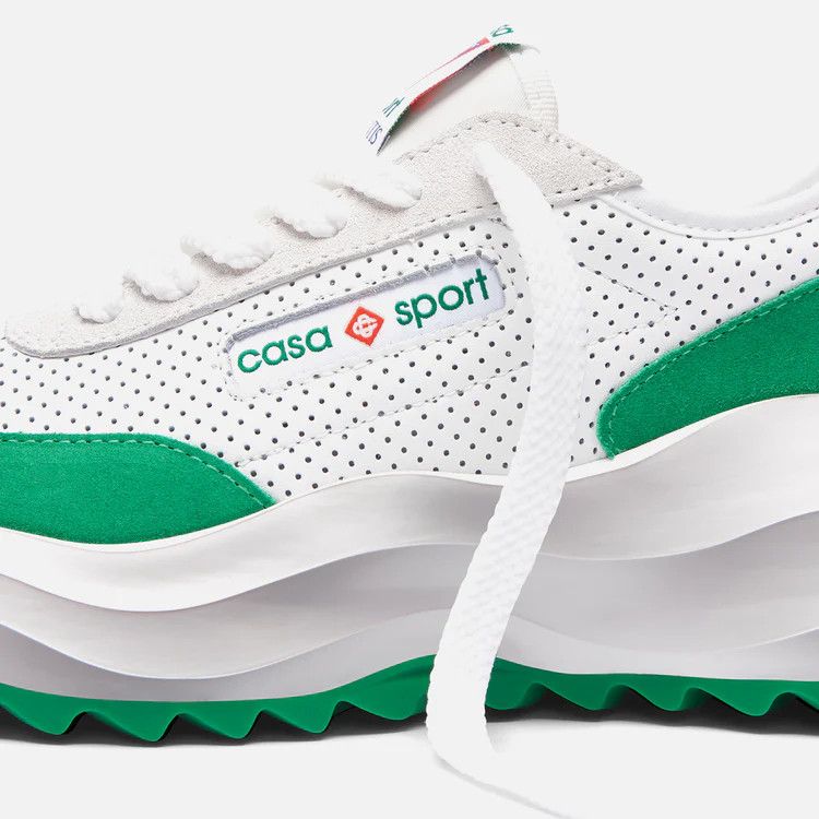 Casablanca o1mle0326 Atlantis Sneakers in White/Green Size US 12 / EU 45 - 3 Thumbnail