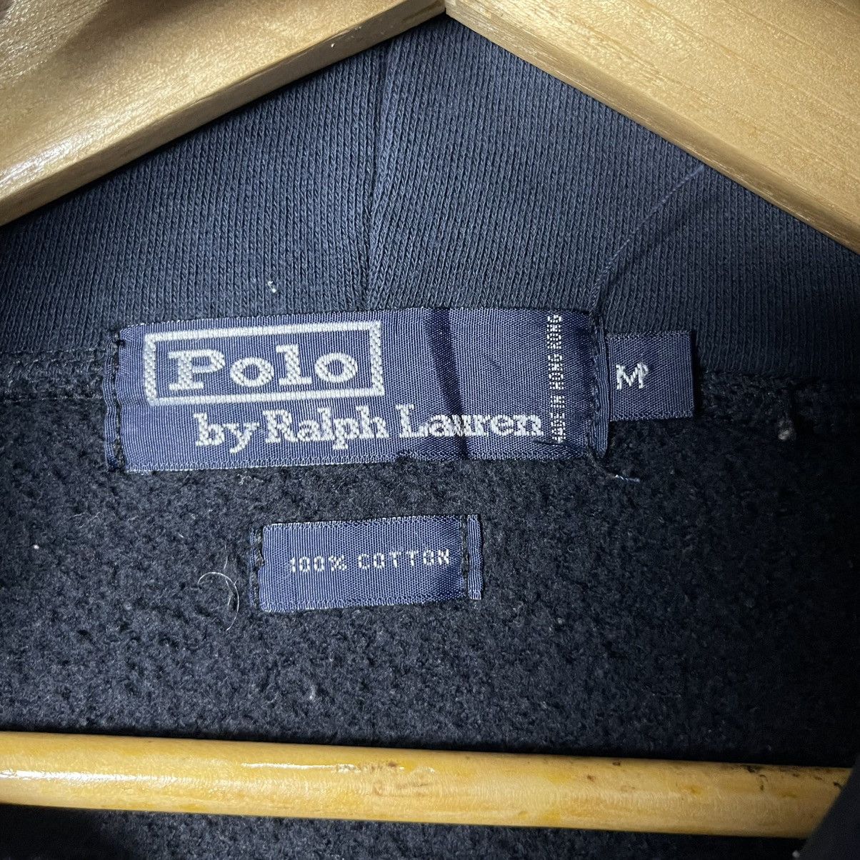 Polo Ralph Lauren Polo Ralph Lauren Full Zip Hoodie – Black (M) Size US M / EU 48-50 / 2 - 7 Thumbnail