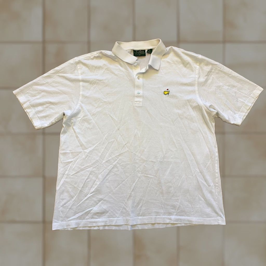Vintage VINTAGE Masters Amen Corner Polo Shirt Mens XXL White Short Sleeve RARE Size US XXL / EU 58 / 5 - 1 Thumbnail