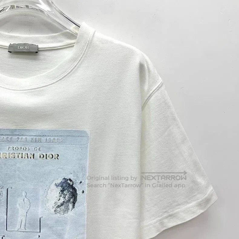 Dior Dior x Daniel Arsham collaboration white printed T. Size US L / EU 52-54 / 3 - 3 Thumbnail